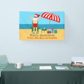 Aangepaste kerstkerstkerstfeestdag spandoek (Beurs)