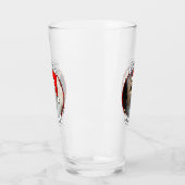 Aangepaste kerstkerstkerstkerstkerstfoto's Pet Two Glas (Links)