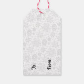 Aangepaste kerstkerstkerstkerstkerstkerstfoto's Pe Cadeaulabel (Achterkant)