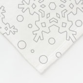 Aangepaste kerstkerstkerstkerstkerstkerstfoto's Pe Fleece Deken (Hoek)