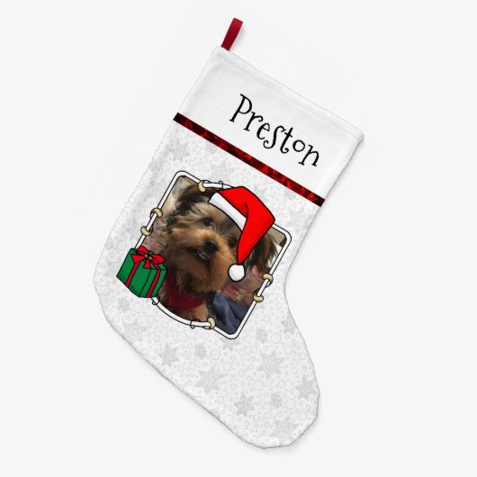 Aangepaste kerstkerstkerstkerstkerstkerstfoto's Pe Grote Kerstsok (Voorkant (Hangend))