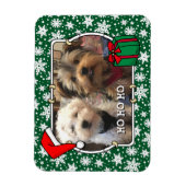 Aangepaste kerstkerstkerstkerstkerstkerstfoto's Pe Magneet (Verticaal)