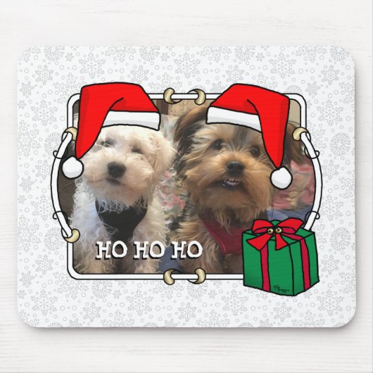 Aangepaste kerstkerstkerstkerstkerstkerstfoto's Pe Muismat (Voorkant)