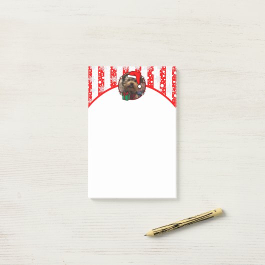 Aangepaste kerstkerstkerstkerstkerstkerstfoto's Pe Post-it® Notes (Op bureau)
