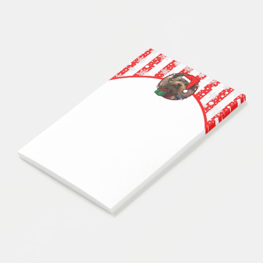Aangepaste kerstkerstkerstkerstkerstkerstfoto's Pe Post-it® Notes (Schuin)