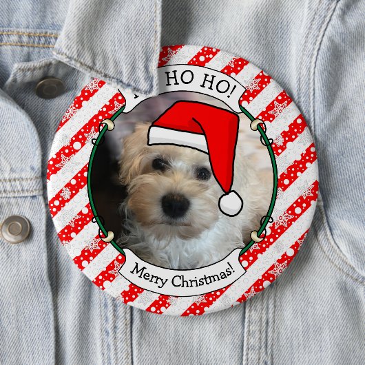 Aangepaste kerstkerstkerstkerstkerstkerstfoto's Pe Ronde Button 6,0 Cm (In situ)