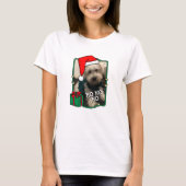 Aangepaste kerstkerstkerstkerstkerstkerstfoto's Pe T-shirt (Voorkant)