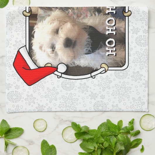 Aangepaste kerstkerstkerstkerstkerstkerstfoto's Pe Theedoek (Gevouwen)