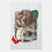 Aangepaste kerstkerstkerstkerstkerstkerstfoto's Pe Theedoek (Verticaal)