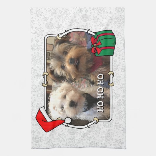 Aangepaste kerstkerstkerstkerstkerstkerstfoto's Pe Theedoek (Verticaal)