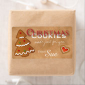 Aangepaste Kerstkoekjes Speciaal voor u Labels (Insitu)