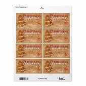 Aangepaste Kerstkoekjes Speciaal voor u Labels (Full Sheet)