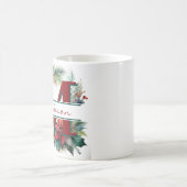 Aangepaste kerstkrans koffiemok (Center)