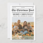 Aangepaste kerstkrant Omslag Groeten Kaart (Voorkant)