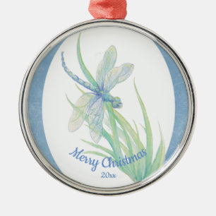 Aangepaste kerstlikkerij-Waterverf Metalen Ornament