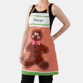 Aangepaste kerstman met ontbijtbrood schort (Insitu)