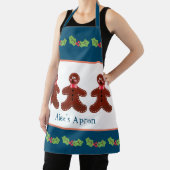 Aangepaste kerstman met ontbijtbrood schort (Insitu)