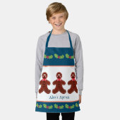 Aangepaste kerstman met ontbijtbrood schort (Gedragen)