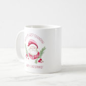 Aangepaste Kerstman Mok Doe-Het-Zelf Kerstsfeer (Voorkant links)