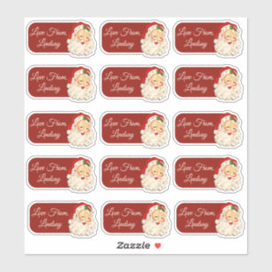 Aangepaste Kerstman Sticker