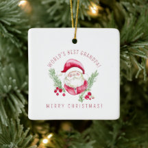 Aangepaste Kerstman-versiering doe-het-zelf Kerst-