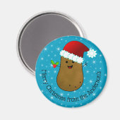 Aangepaste Kerstmis Aardappel Magneet (Voorkant / Achterkant)