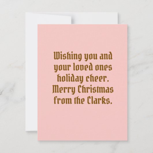 Aangepaste Kerstmis Australische herder hond krans Kaart (Achterkant)