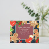 Aangepaste kerstmis briefkaart (Staand voorkant)