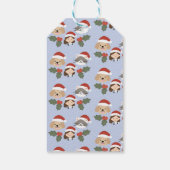 Aangepaste Kerstmis Dierenvrienden Cadeaulabel (Achterkant)