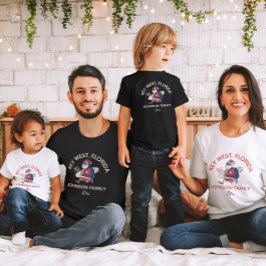 Aangepaste Kerstmis Familie Strand Vakantie Matchi T-shirt
