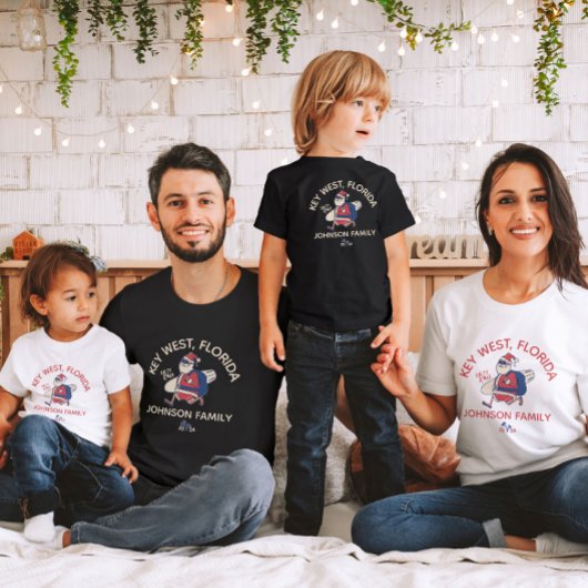 Aangepaste Kerstmis Familie Strand Vakantie Matchi T-shirt