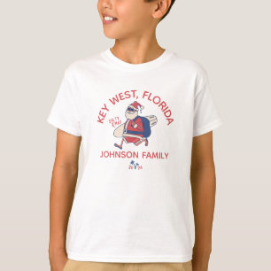 Aangepaste Kerstmis Familie Strand Vakantie Matchi T-shirt