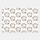 Aangepaste Kerstmis Groeten Inpakpapier Vel (Voorkant)