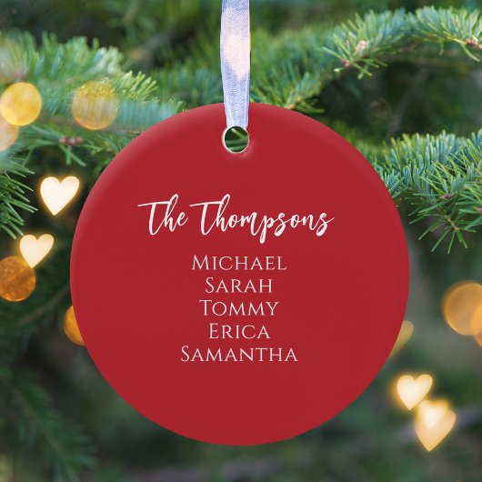 Aangepaste Kerstmis Mandala gepersonaliseerd Keramisch Ornament