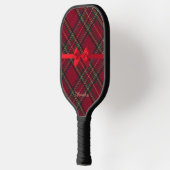 Aangepaste Kerstmis Tartan Plaid Pickleball Paddle (Links)