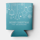 Aangepaste kerstnaam | KOELBOX Blikjeskoeler (Voorkant)