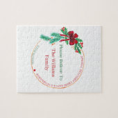 Aangepaste Kerstnaam Legpuzzel (Horizontaal)