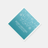 Aangepaste kerstnaam | Napkin Servet (Hoek)