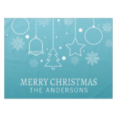 Aangepaste kerstnaam | Tablecloth Tafelkleed (Voorkant (Horizontaal))