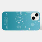Aangepaste kerstnaam | Telefonische kwestie Case-Mate iPhone Case (Achterkant (horizontaal))