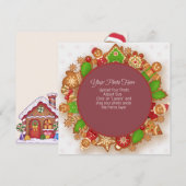 Aangepaste kerstnotitie Kaart bevestigen (Voorkant / Achterkant)