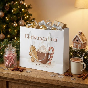 aangepaste kerstpret groot cadeauzakje