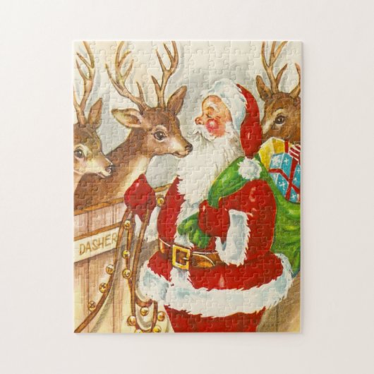 Aangepaste kerstpuzzel legpuzzel (Verticaal)