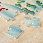 Aangepaste kerstpuzzel legpuzzel (Zijkant)