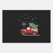 Aangepaste kerstrestanten voor vrachtwagens inpakpapier vel (Voorkant 2)