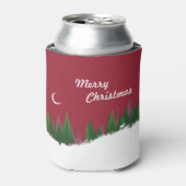 Aangepaste kerstscène voor Bossen Blikjeskoeler (Blikje Voorkant)