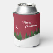 Aangepaste kerstscène voor Bossen Blikjeskoeler (Blikje Achterkant)