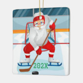 Aangepaste kerstsleutel voor afspelen keramisch ornament (Links)