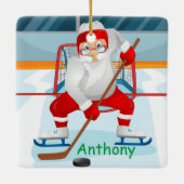 Aangepaste kerstsleutel voor afspelen keramisch ornament (Achterkant)