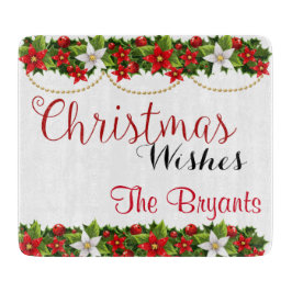 Aangepaste kerstsnijraad snijplank